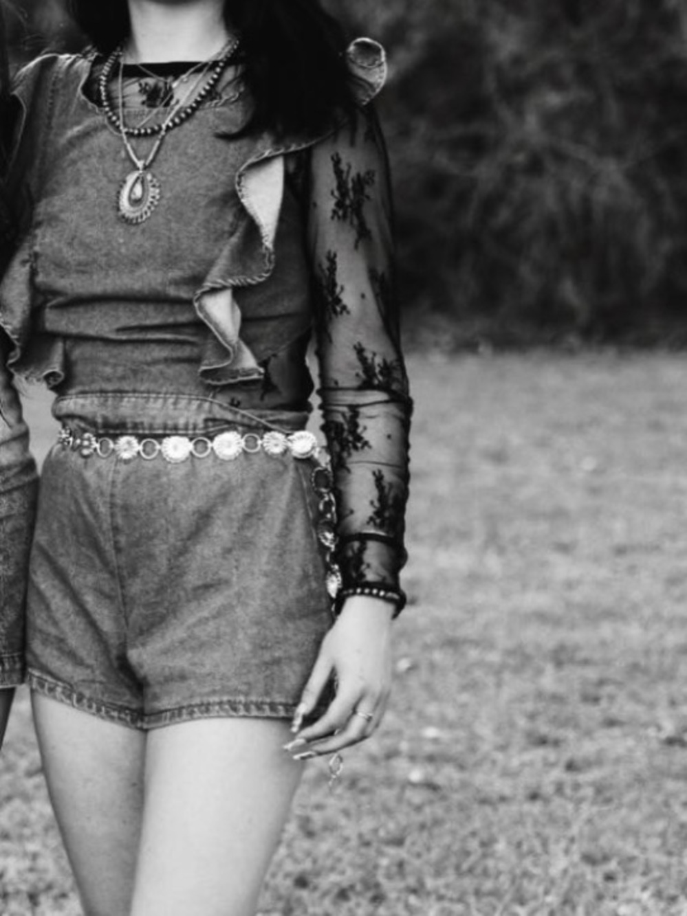 Denim romper